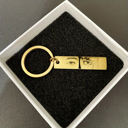 AURENTYxVECINO™ - Personalized Eye Picture Keychain with Bracelet included